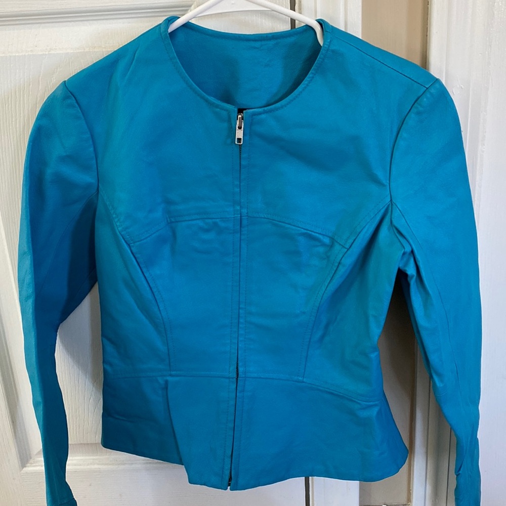 Leather jacket. Shape FX